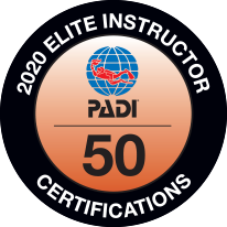 PADI Elite Instructor Dhika Mei