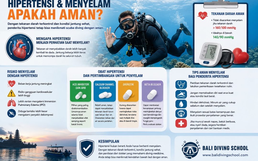 Apakah Penderita Hipertensi Boleh Menyelam? Panduan Lengkap untuk Scuba Diver